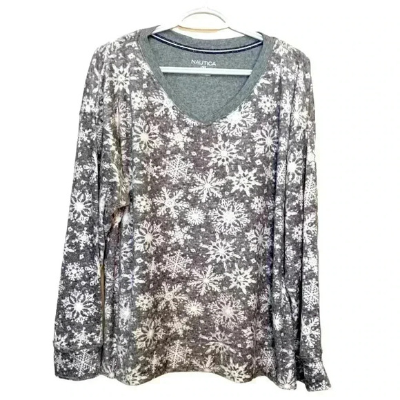 Nautica women’s cosy fleece pyjamas, 2 pants pockets, front  tie on pyjama pants - Picture 1 of 6